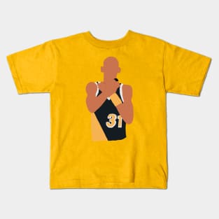 Reggie Miller Choke Sign Kids T-Shirt